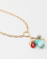 Turquoise Charm Necklace